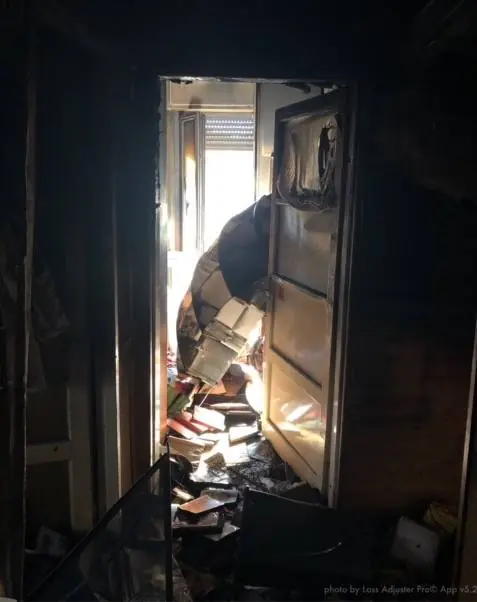Incendio accidentale, abitazione privata: foto 4