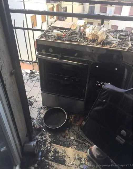 Incendio accidentale: corto circuito elettrodomestico, appartamento - vicenza: foto 1