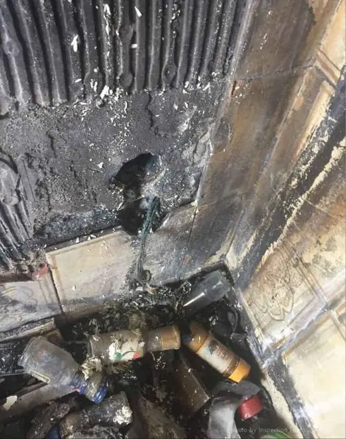 Incendio accidentale: corto circuito elettrodomestico, appartamento - vicenza: foto 4