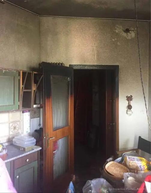 Incendio accidentale: corto circuito elettrodomestico, appartamento - vicenza: foto 6