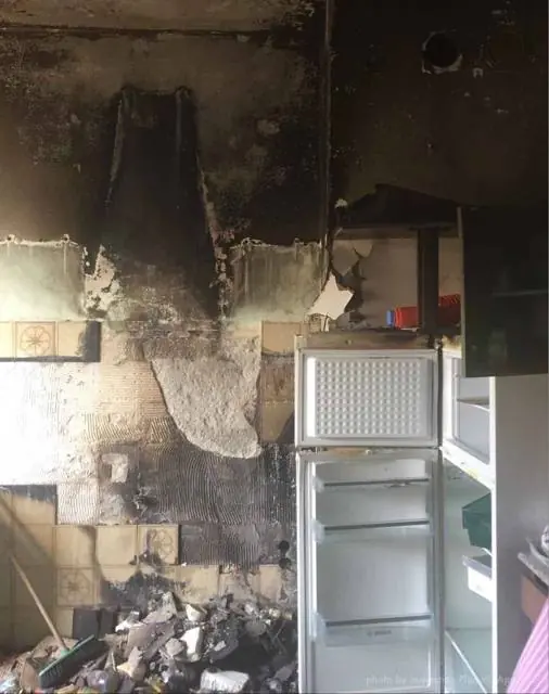 Incendio accidentale: corto circuito elettrodomestico, appartamento - vicenza: foto 9
