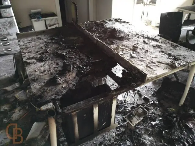 Incendio accidentale: corto circuito apparecchiatura d’ufficio, ufficio - verona: foto 1