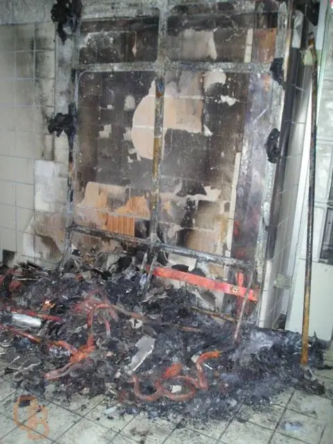 Incendio accidentale: corto circuito quadro elettrico, azienda - trento: foto 1
