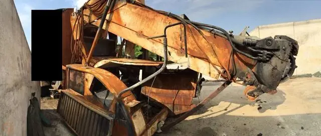 Incendio accidentale: perdita d'olio, macchina agricola - padova: foto 1