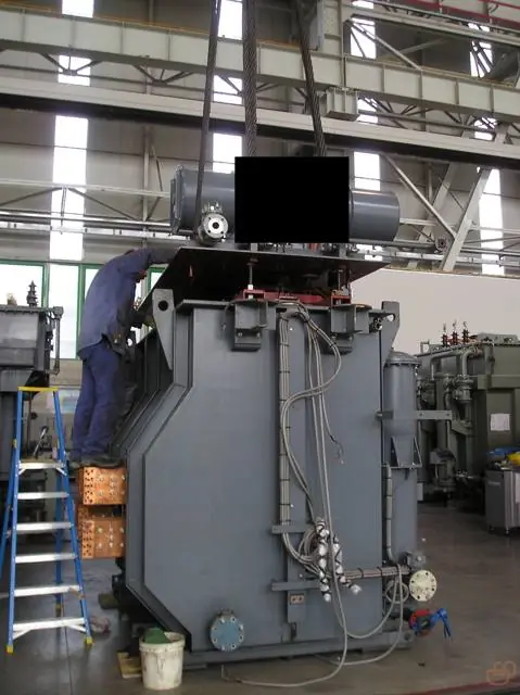 Fenomeno elettrico: trasformatore industriale, azienda - trento: foto 1