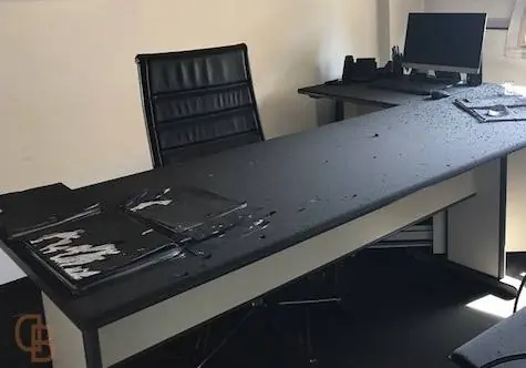 Incendio accidentale: corto circuito climatizzatore, studio - padova: foto 4