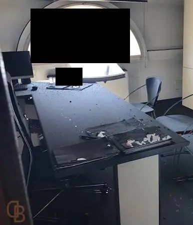 Incendio accidentale: corto circuito climatizzatore, studio - padova: foto 5