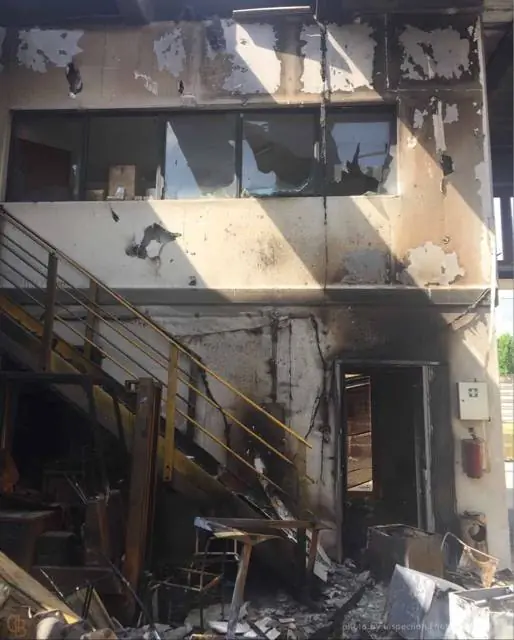 Incendio accidentale: incendio da automezzo, azienda - pordenone: foto 1
