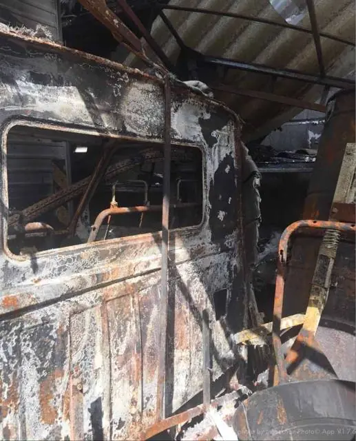 Incendio accidentale: incendio da automezzo, azienda - pordenone: foto 2