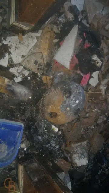 Incendio accidentale: corto circuito elettrodomestico, villa - milano: foto 4