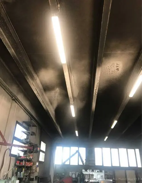 Incendio accidentale: corto circuito pacco batterie carrello elevatore, azienda - vicenza: foto 6