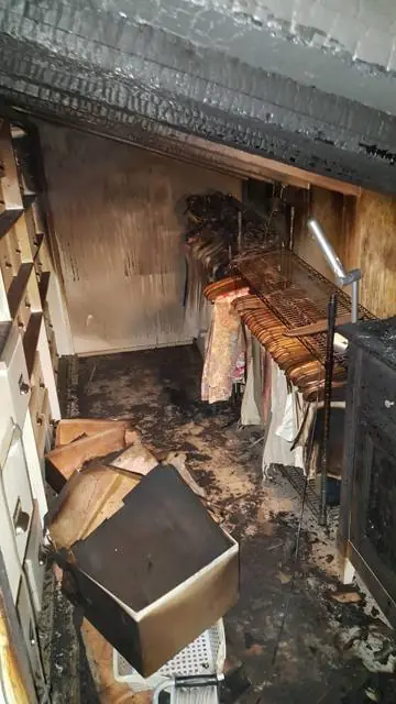 Incendio accidentale: corto circuito punto luce, casa a schiera - vicenza: foto 5