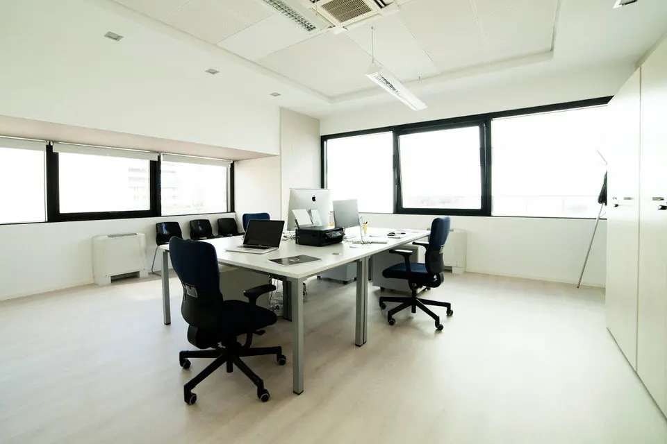 Una sala riunioni dell'ufficio di Padova